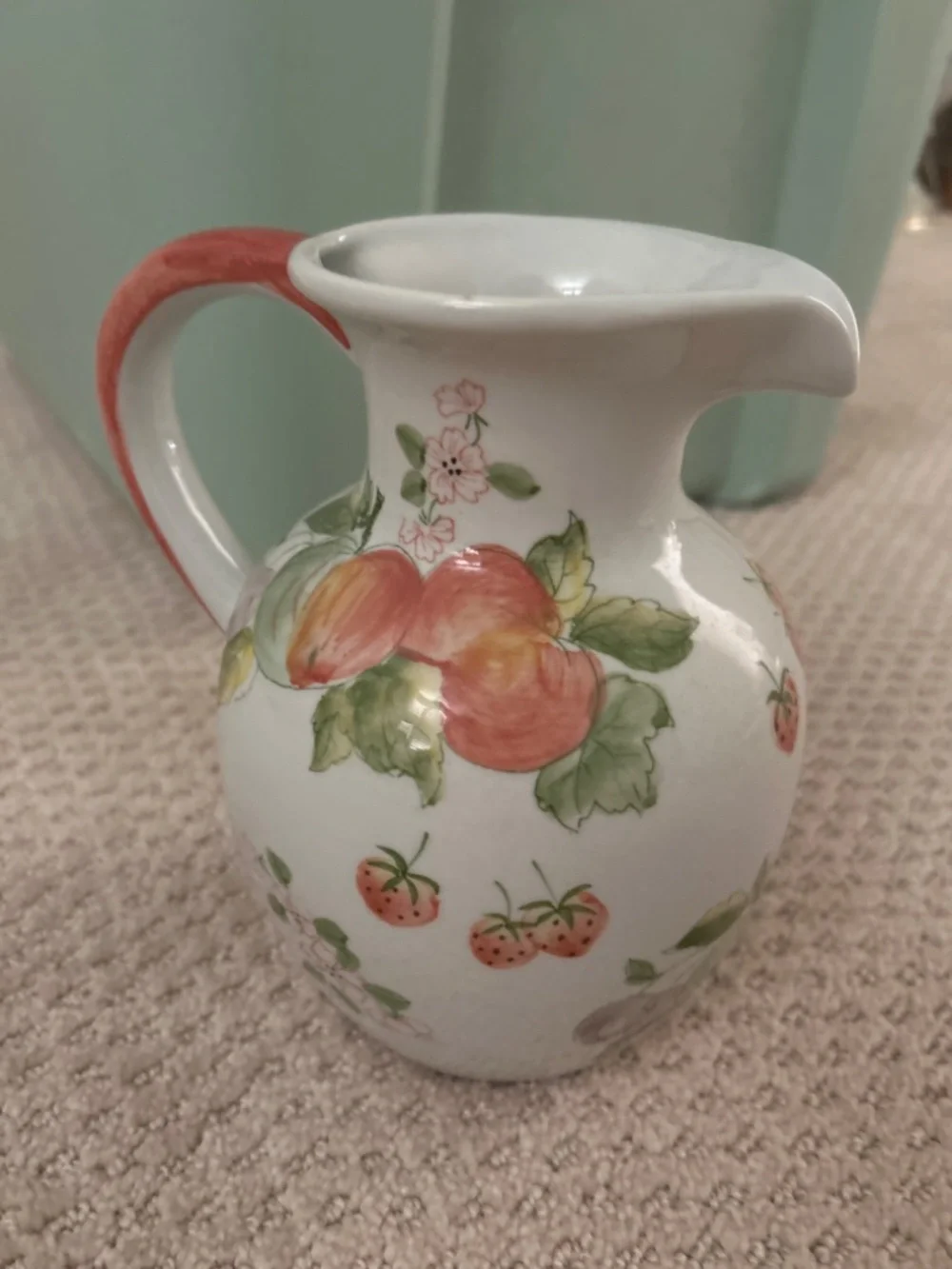 Antique floral vase